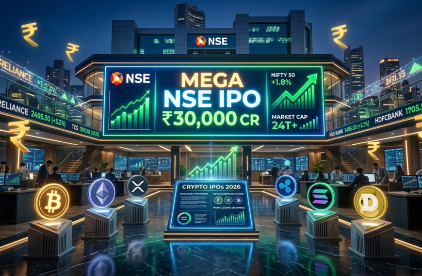 : Pre-Market Cues, Mega NSE IPO Aur Naye Crypto IPOs