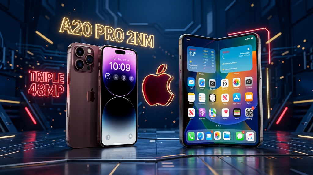 iPhone 18 Pro Max Foldable Ultra Concept A20 Pro Chip Leaks