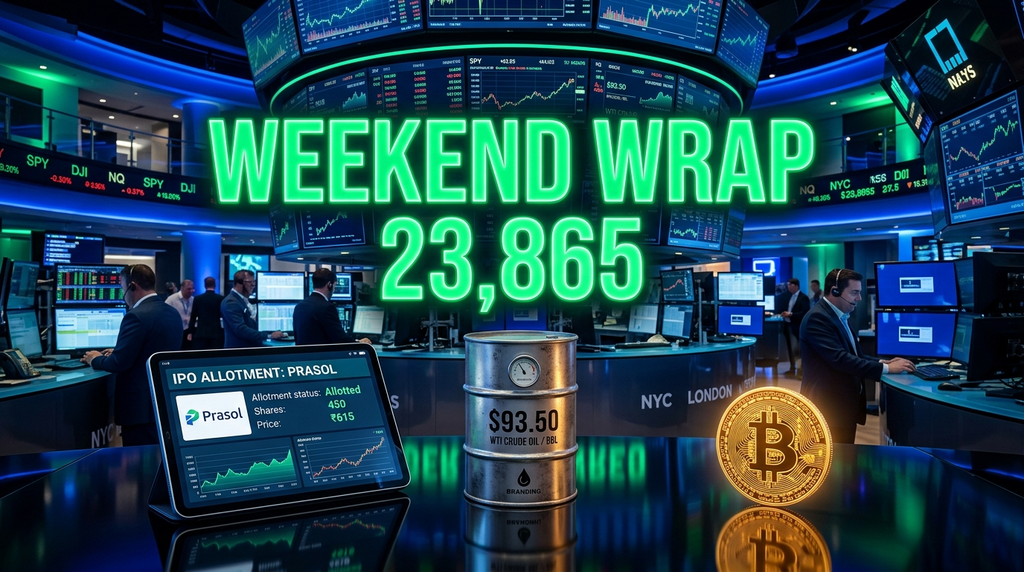 Stock Market Weekend Wrap 12 September Nifty Closing Prasol Allotment Bitcoin
