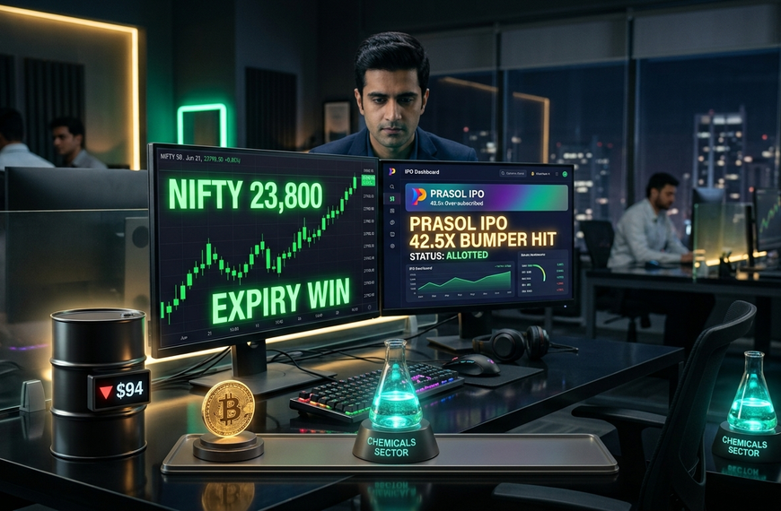 Stock Market Today 11 September Nifty Expiry Prasol IPO Final Day Bitcoin Update