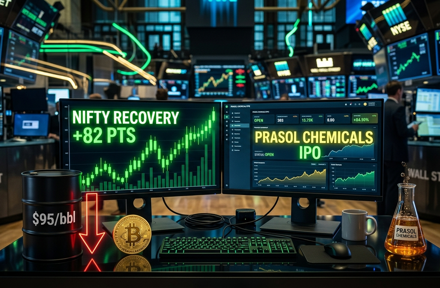 Stock Market Today 10 September Nifty Recovery Prasol IPO Bitcoin Update